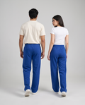 Imported Terry Trousers — Cobalt Blue