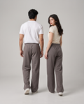 Imported Terry Trousers — Charcoal Taupe