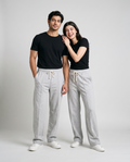 Imported Terry Trousers — Heather Grey