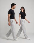 Imported Terry Trousers — Heather Grey