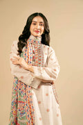 Nishat Linen Unstitched 3-Piece — Cream | 42405048