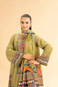 Nishat Linen Unstitched 3-Piece — Olive | 42503133