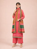 Nishat Linen Unstitched 3-Piece — Coral | 42503135