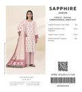 Sapphire Blush Embroidered Linen 3-Piece Suit | CL11-109