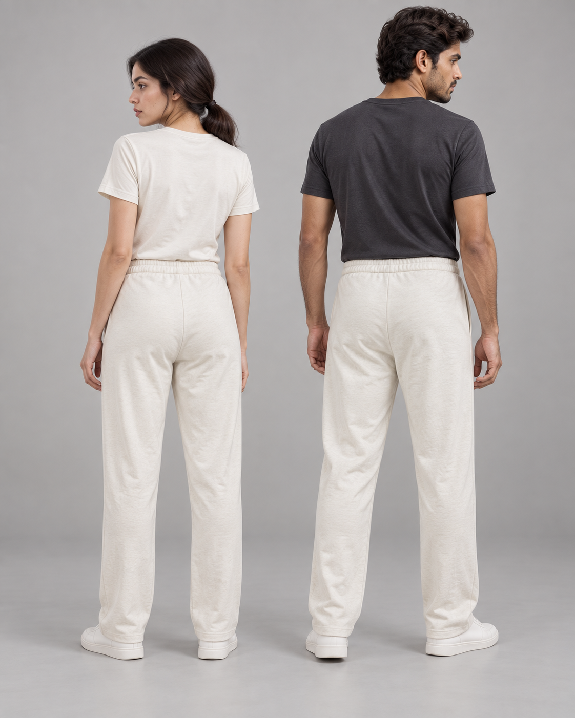SHADE22 Imported Joggers — Cream