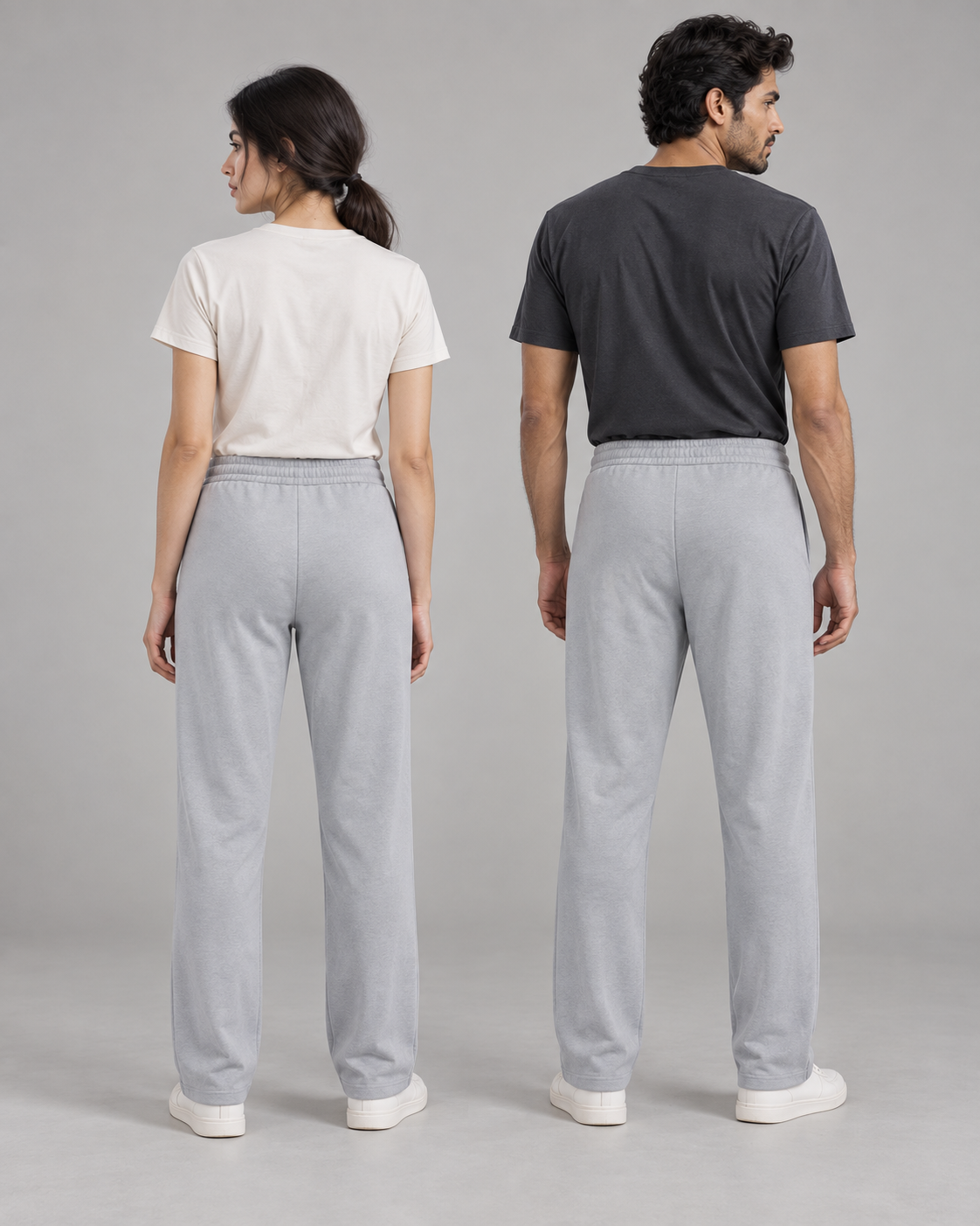 SHADE22 Imported Joggers — Light Grey