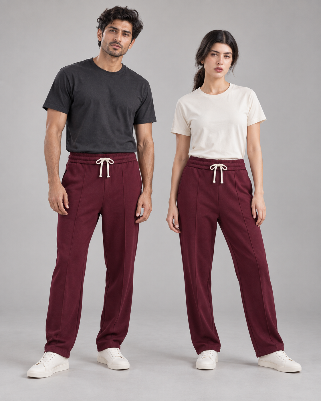 SHADE22 Imported Joggers — Maroon