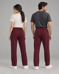 SHADE22 Imported Joggers — Maroon