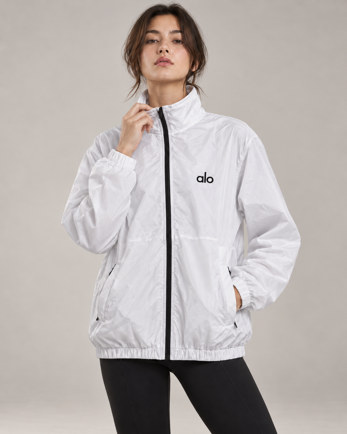 Alo Windbreaker | White