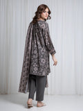 Edenrobe Allure Dark Sage Khaddar 3-Piece Suit | EWU6A3-37041-3P