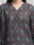 Edenrobe Allure Brown Khaddar 3-Piece Suit | EWU6A3-37035-3P
