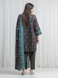 Edenrobe Allure Brown Khaddar 3-Piece Suit | EWU6A3-37035-3P
